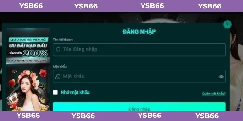 đăng nhập YSB66